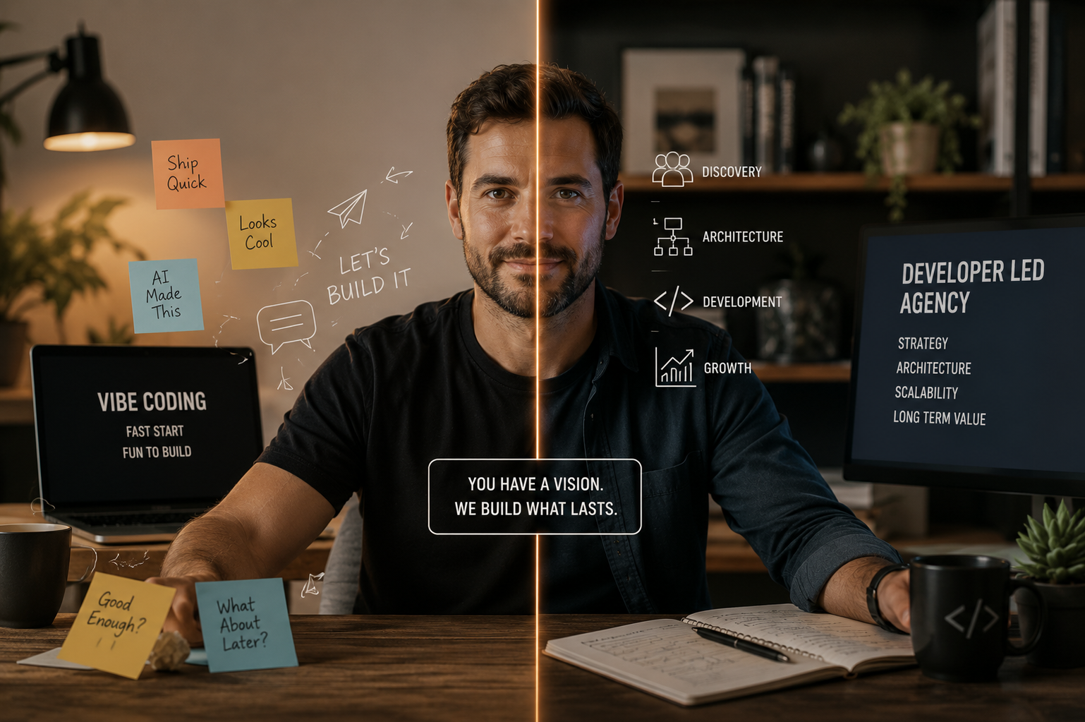 Vibe Coding is Good. A Developer-Led Vibe Coding Agency is Better.